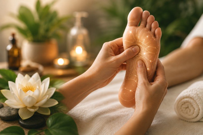 Polyvagale Fußreflexzonenmassage Therapie